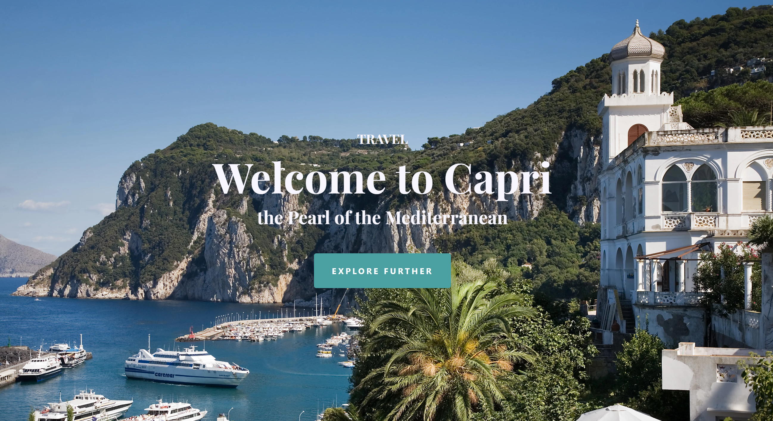 travel website project